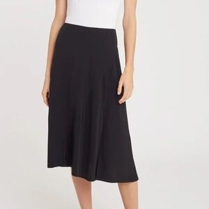 Cuyana Silk Midi Skirt